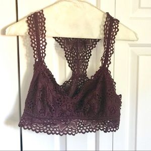 🌼 Burgundy Aerie Bralette (1/3)!